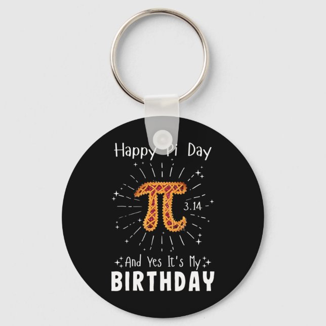 Lycklig Pi Day Tee Math Geek Birthday Coola Nerd M Nyckelring (Framsida)