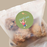 Lycklig Picnic Birthday Kids Boy Garden Tack Runt Klistermärke<br><div class="desc">Den här roligten och den söta flickans födelsedag tack för att du har klistermärken har en glatt liten pojke som flyger en drake. Öka presentupplevelsen genom att lägga till detta söta klistermärke på party favors, inbjudan eller någon annan stationär dator. I samlingen "Bird on Balloon" ser vi barn spela, en...</div>