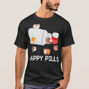 Lycklig Pills Funny Guinea Gris Älskare Gift Idea T Shirt
