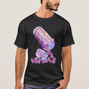 Lycklig Pills Pastel Goth Kawaii Yami Cat Otaku Wo T Shirt
