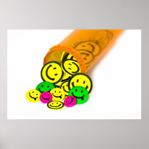 Lycklig Pills Poster