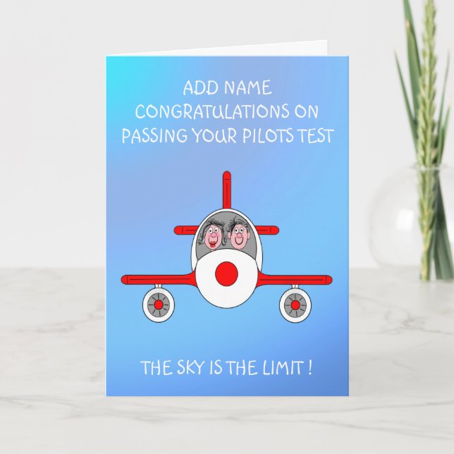 Lycklig-piloten har just klarat provet kort (Framsida)