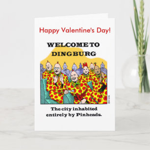Lycklig Pinhead Valentindagen! Helgkort