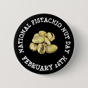 Lycklig Pistachio Nöt Dag 26 februari Knapp