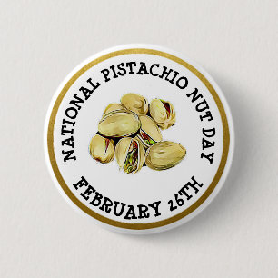 Lycklig Pistachio Nöt Dag 26 februari Knapp
