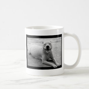 Lycklig pitbullmugg kaffemugg