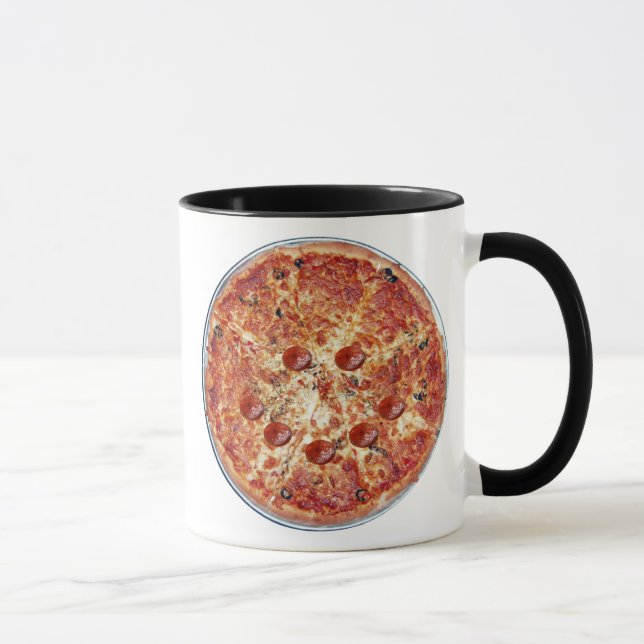 Lycklig Pizzamugg Mugg (Höger)
