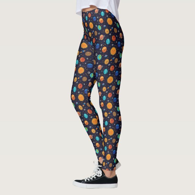 Lycklig Planets Leggings (Vänster)