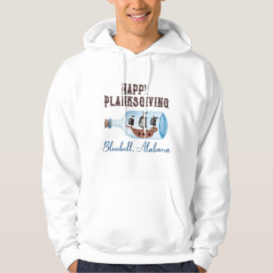 Lycklig Planksgiving från Bluebell Alabama Hoodie