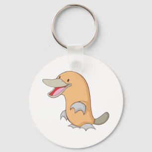 Lycklig Platypus Nyckelring