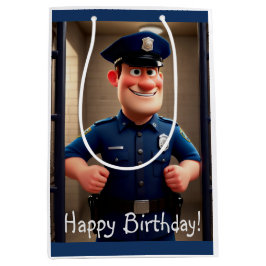 Lycklig Policeman Birthday
