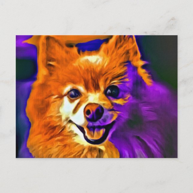 Lycklig Pommern #3 Vykort (Framsida)