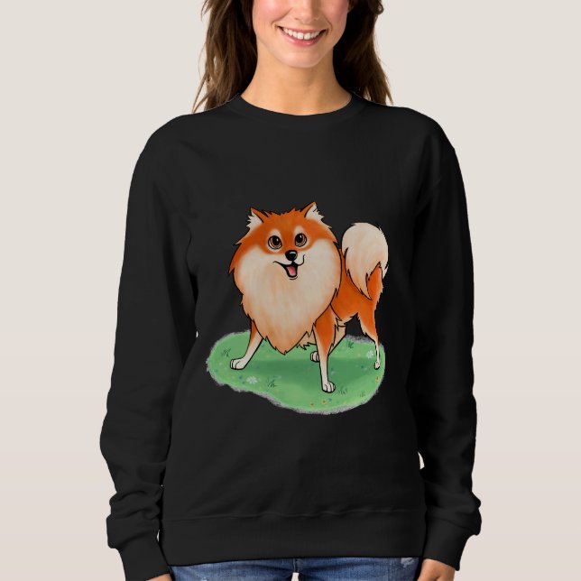 Lycklig Pommern 65 T Shirt (Framsida)