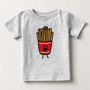 Lycklig pommes frites tee shirt