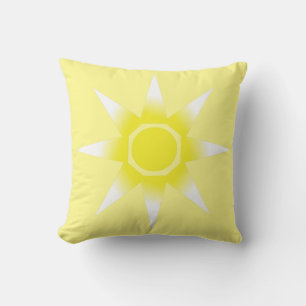 Lycklig Positiv Magi Sol Kuddfodral Kudde