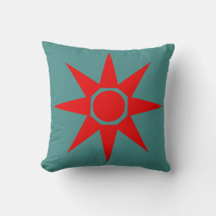 Lycklig Positiv Magi Sol Kuddfodral Kudde
