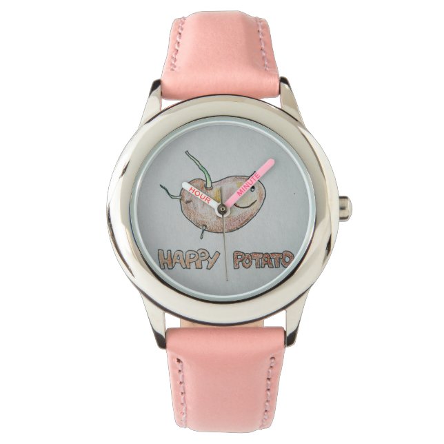 Lycklig Potato eWatch Watch Armbandsur (Framsida)
