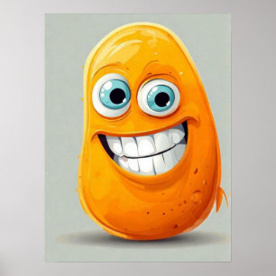 Lycklig Potato Head Poster