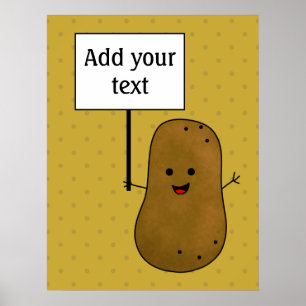 Lycklig Potato Poster