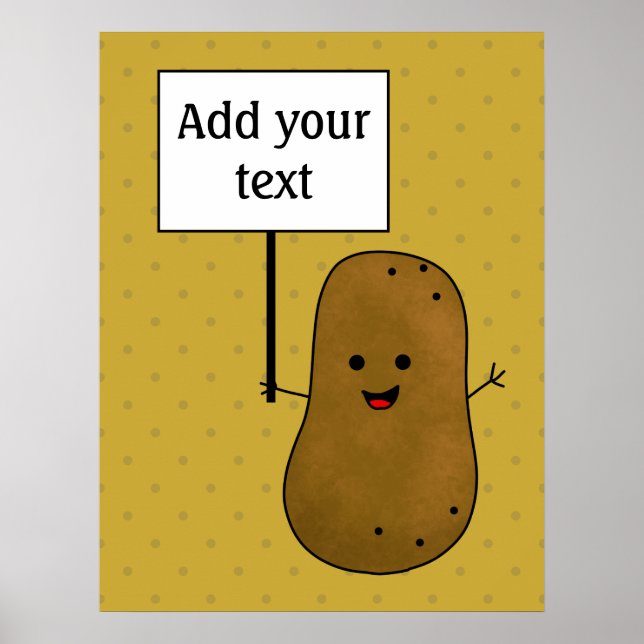 Lycklig Potato Poster (Framsidan)