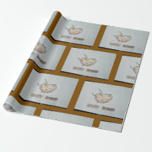 Lycklig Potato Wrapping Papper