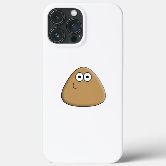 Lycklig Pou - iPhone 13 Pro Max Fodral (Baksida)