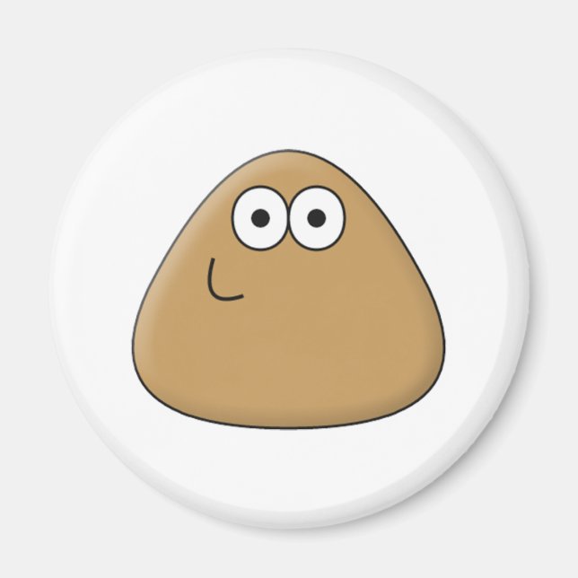 Lycklig Pou - Magnet (Framsidan)