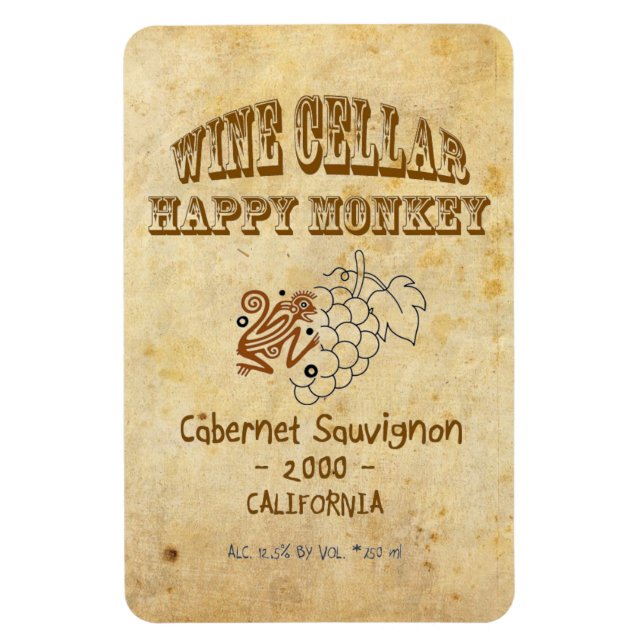 Lycklig Premium Magnet! Magnet (Vertikal)