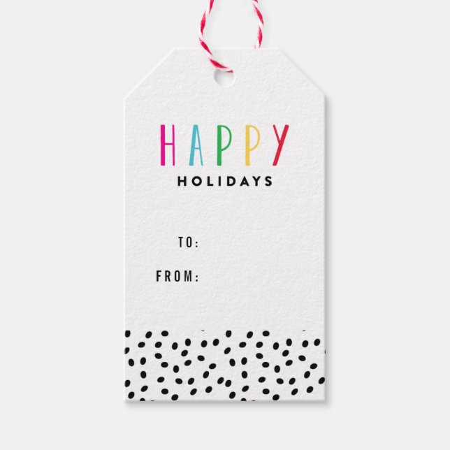 Lycklig Presentetikett (Framsidan)