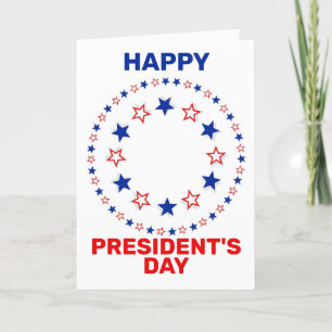 Lycklig president helgkort