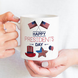 Lycklig president kaffemugg