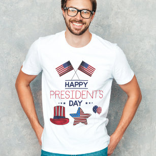 Lycklig president t shirt