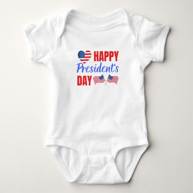 Lycklig president t shirt (Framsida)