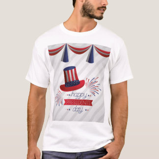 Lycklig president T-Shirt Design