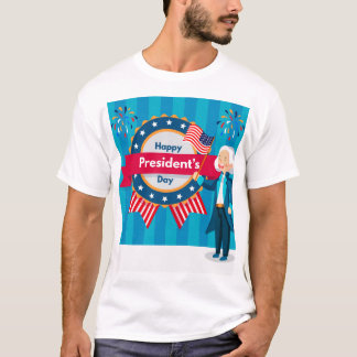 Lycklig president T-Shirt Design