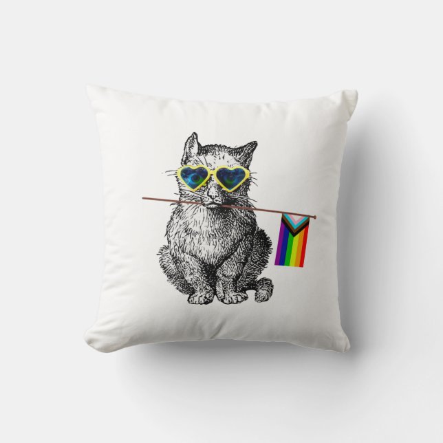 Lycklig Pride Kudde (Framsida)