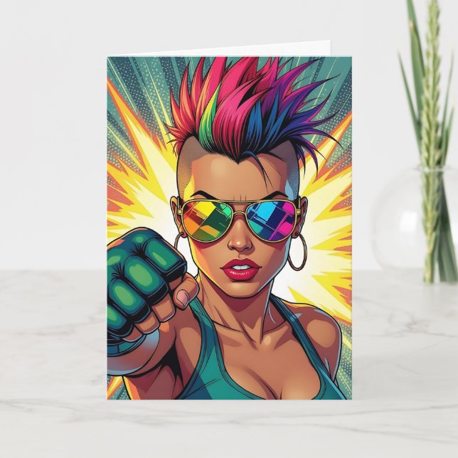 Lycklig Pride! Lgbtqia+ Månad Kort (Framsida)