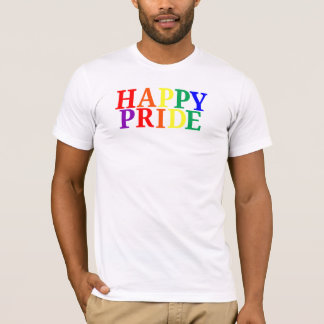 Lycklig Pride Månad T Shirt