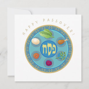 Lycklig Psover Vår Pesach Seder Julkort