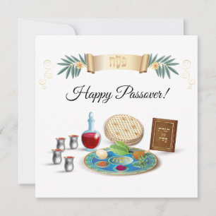 Lycklig Psover Vår Pesach Seder Julkort