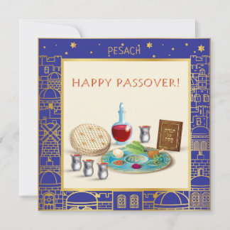 Lycklig Psover Vår Pesach Seder Julkort