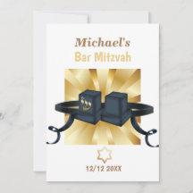 Lycklig Pub Mitzvah 20XX Guld Decorative Investiga