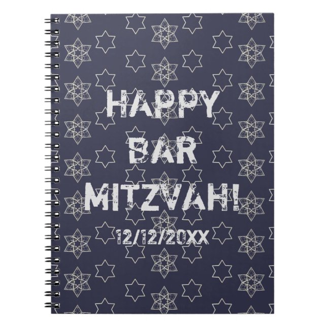 Lycklig Pub Mitzvah! Anteckningsbok (Framsidan)