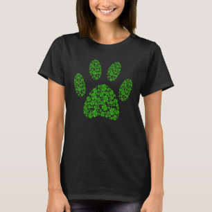 Lycklig Pug Tass Hund Irländsk Shamrock Mamma St P T Shirt