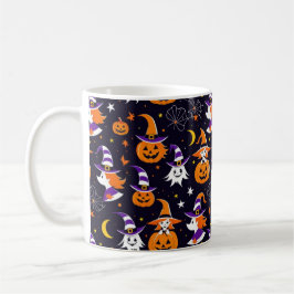 Lycklig Pumpkin Halloween Kaffemugg
