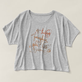 Lycklig Pumpkin Spice Latte Season Tee Shirt