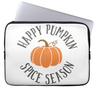Lycklig Pumpkin Spice Season Laptop Fodral