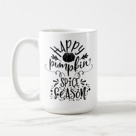 LYCKLIG PUMPKIN SPICE SEASON MED ORANGE PUMPKIN KAFFEMUGG