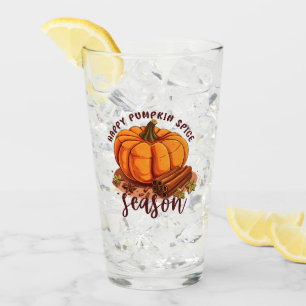 Lycklig Pumpkin Spice Season - Mysiga hösten Vibes Glaskopp