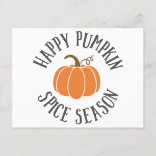 Lycklig Pumpkin Spice Season Vykort